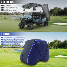Dasmiro ventilation openings keep the cart dry and breathable