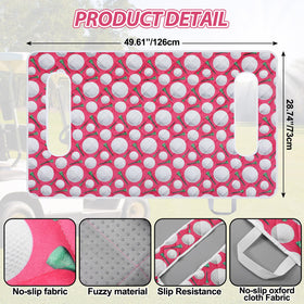 Waterproof underside protects seats from rain and snow.