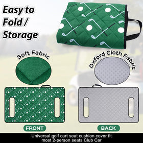 Datanly seat cover features anti-slip bottom for secure positioning during play.