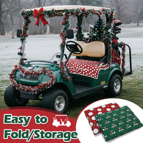 Datanly seat cover is easy to install and clean for busy golfers.