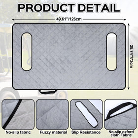 Datanly seat cover universal fit two-person golf cart protects from wear