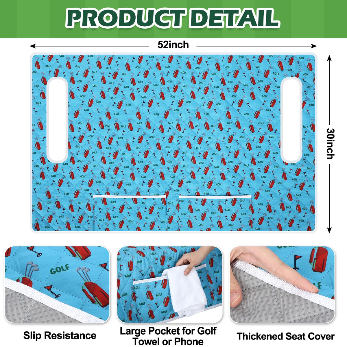 Universal fit for most two-seat golf carts with Datanly covers