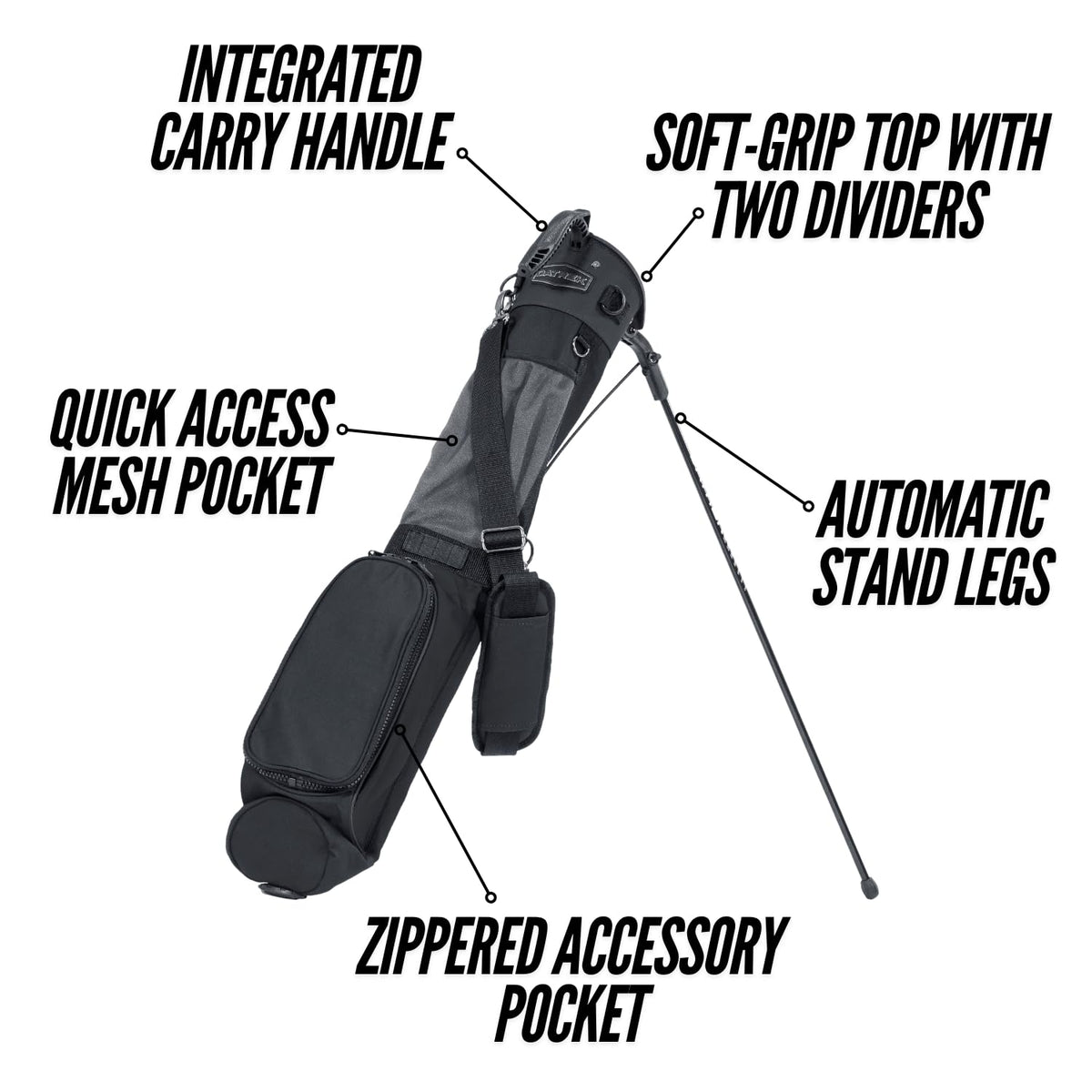 Datrek Ranger Sunday Bag durable stand legs support steady setups.