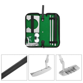 DAUERHAFT compact travel mini golf kit for golf on the go