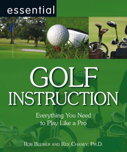 David and Charles Essential Golf Instruction cover, a comprehensive guide to improving your golf swing.