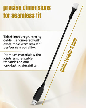 Daxabfuz black cable with sturdy sleeve for durable installs.