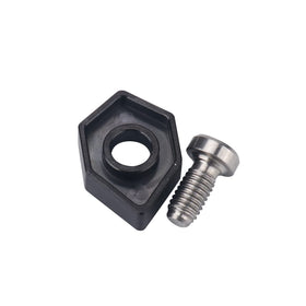 In-club-head view shows secure seating of DAZUZ 8g weight