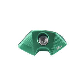 DAZUZ 8g green golf head weight attached to TaylorMade SIM2 driver for tuning