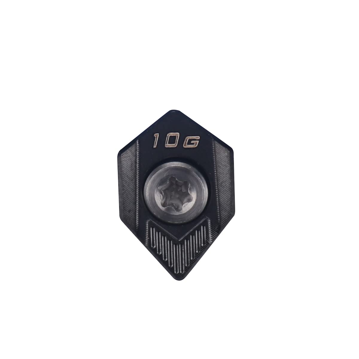 DAZUZ 10g black weight screw for Cobra King SZ, front view shows tuning option