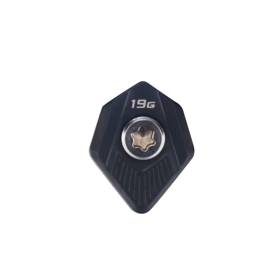 DAZUZ HISTAR black golf weight front view for Cobra SZ driver, enables tuning options