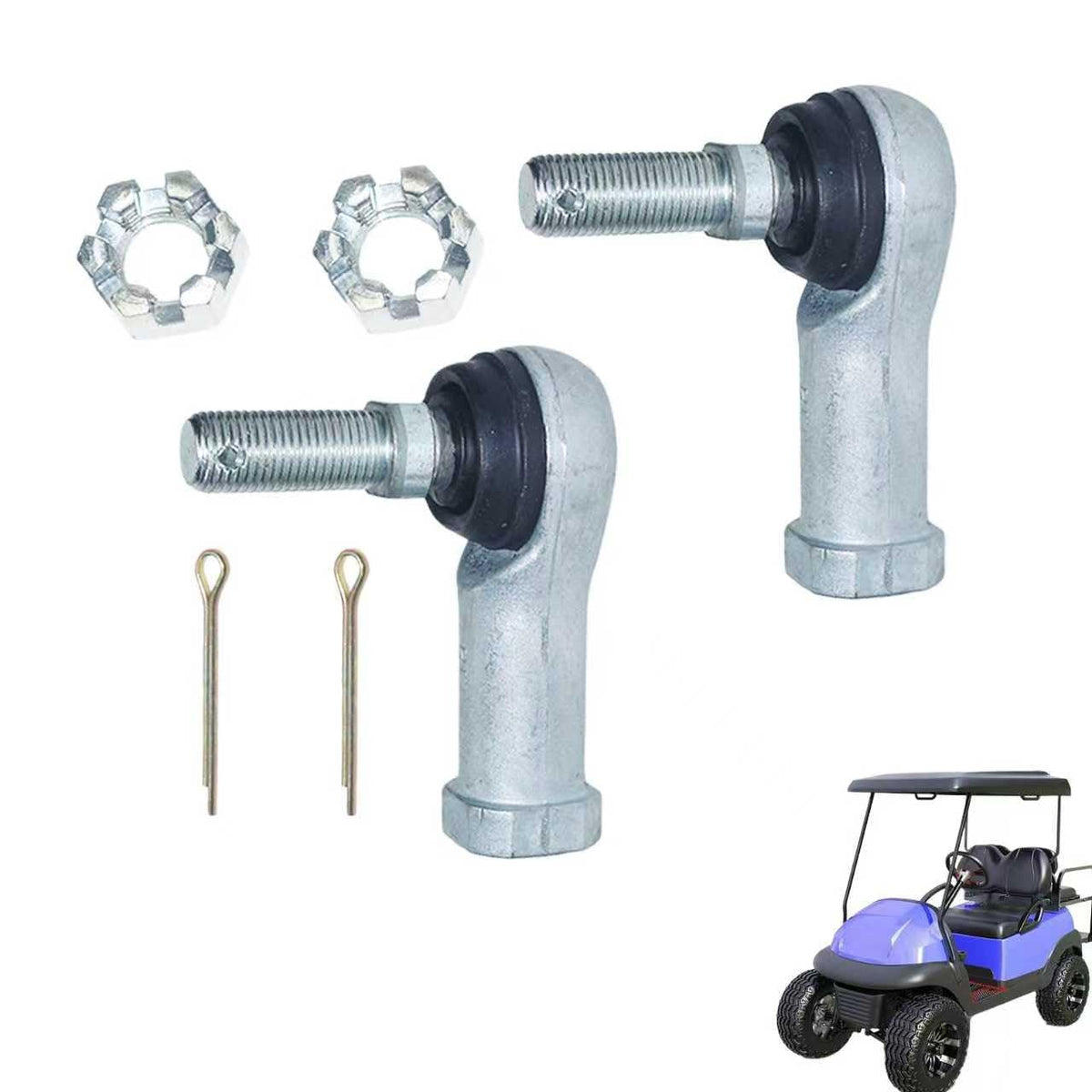 db11 ball joint tie rod end kit for Club Car DS improves steering response under load