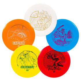 Dynamic Discs Animated 5-Disc Starter Set pack front view for beginners