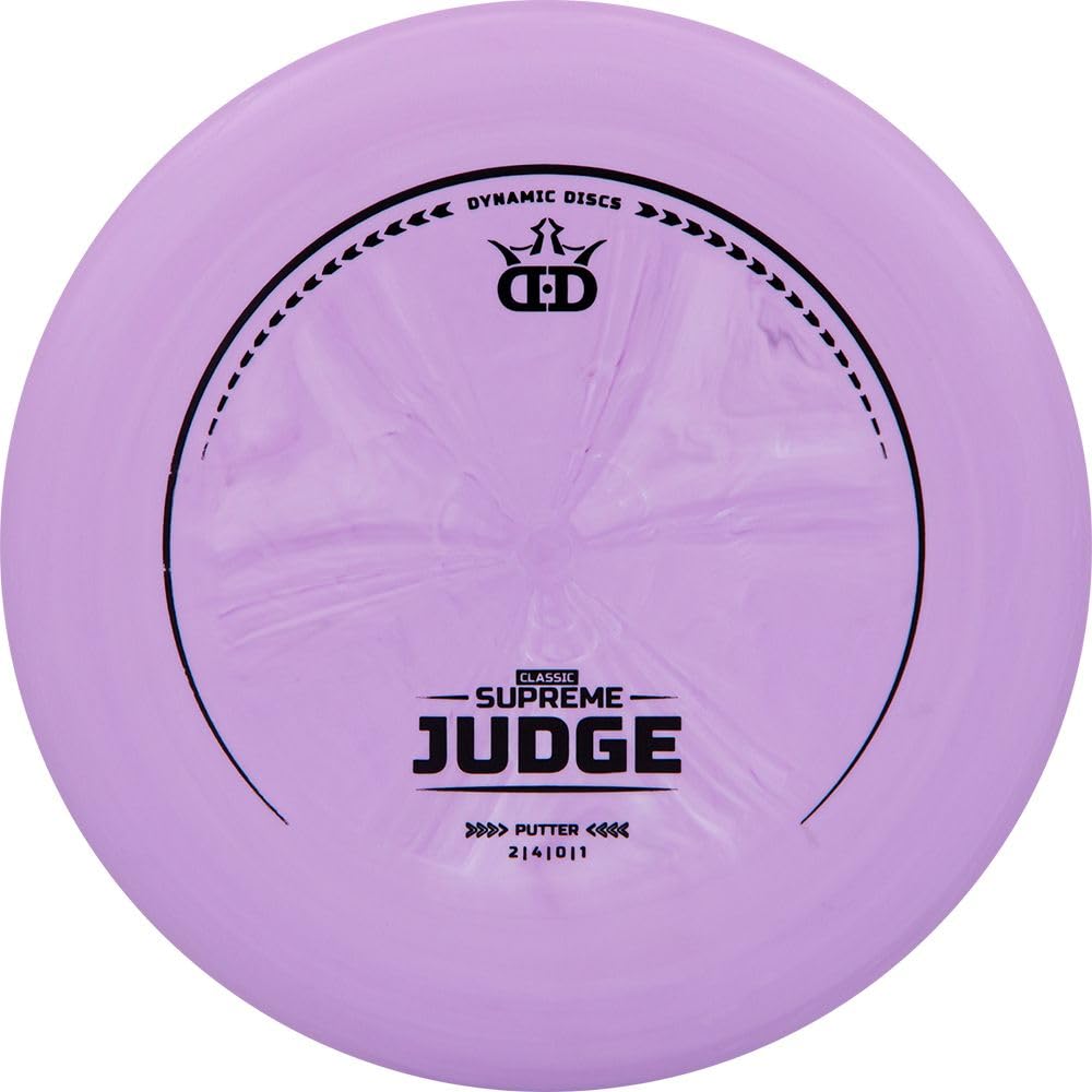 Dynamic Discs Judge putter color variations aid green visibility for alignment