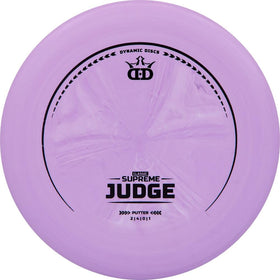 Dynamic Discs Judge putter color variations aid green visibility for alignment