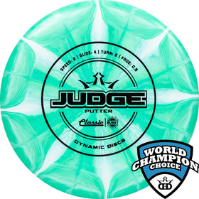Dynamic Discs Judge putter pack in bag benefits practical training.