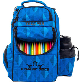 Dynamic Discs Trooper bag front view showing ample disc storage.