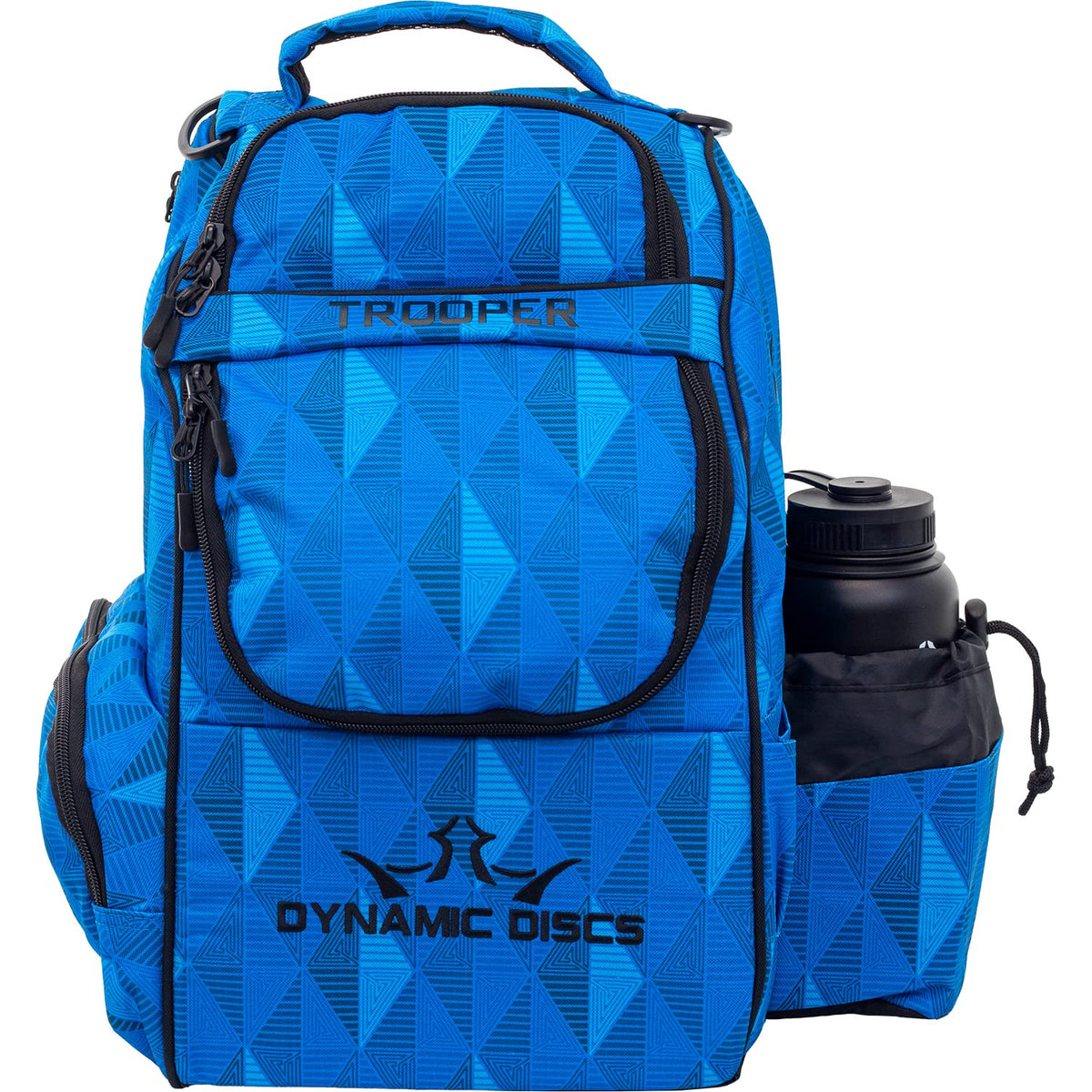 Dynamic Discs Trooper bag top pocket for extra layers or discs.