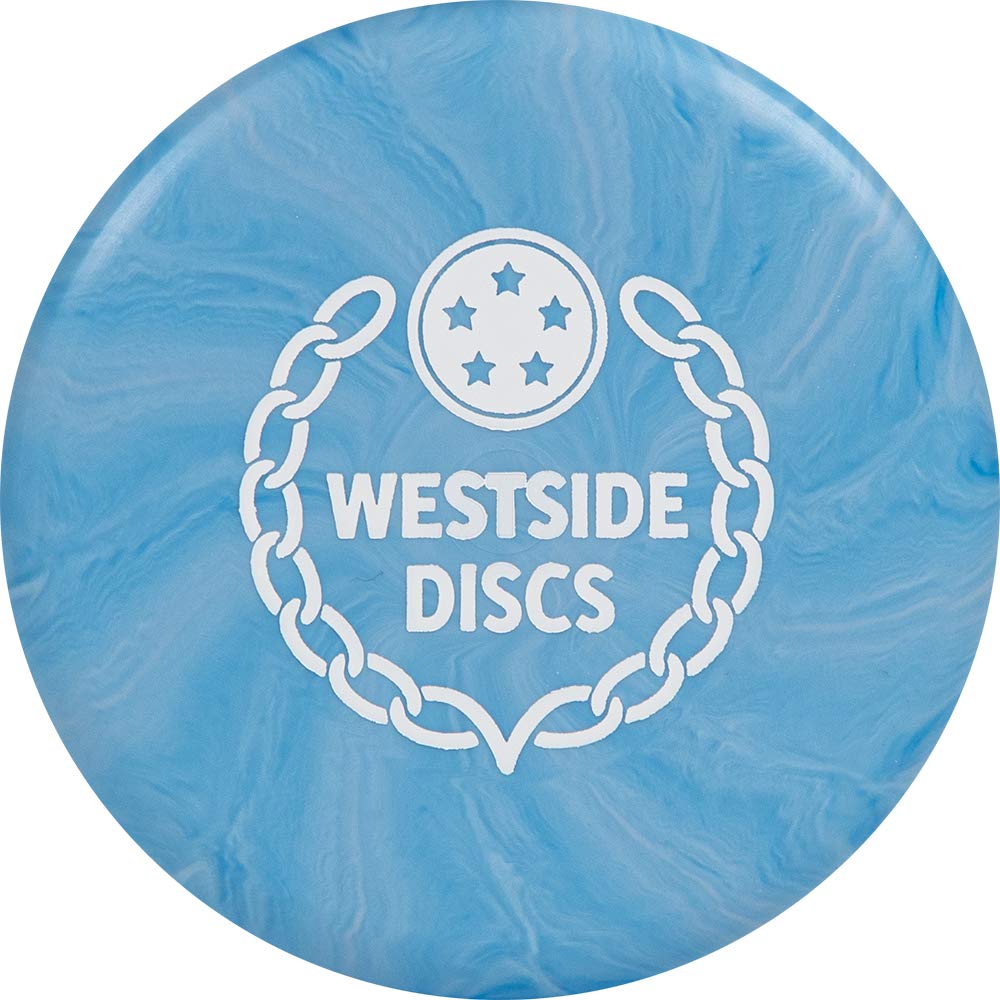 DD Dynamic Discs Westside Origio Burst plastic swirl closeup highlights unique color patterns
