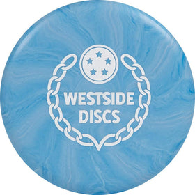 DD Dynamic Discs Westside Origio Burst plastic swirl closeup highlights unique color patterns