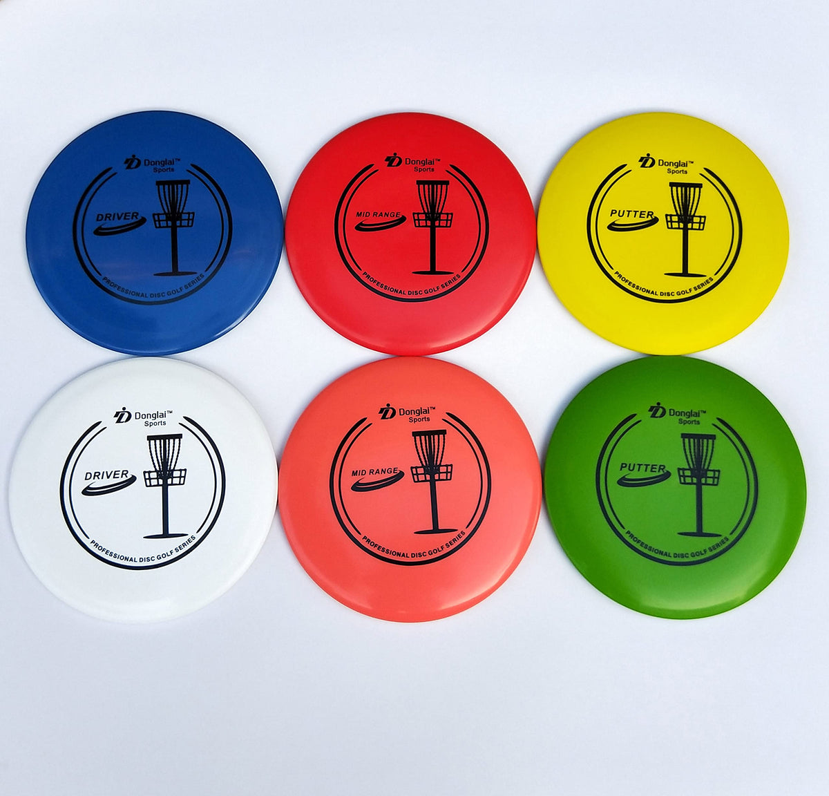DDonglai mid-range disc in red offers controlled approaches for accurate landing zones