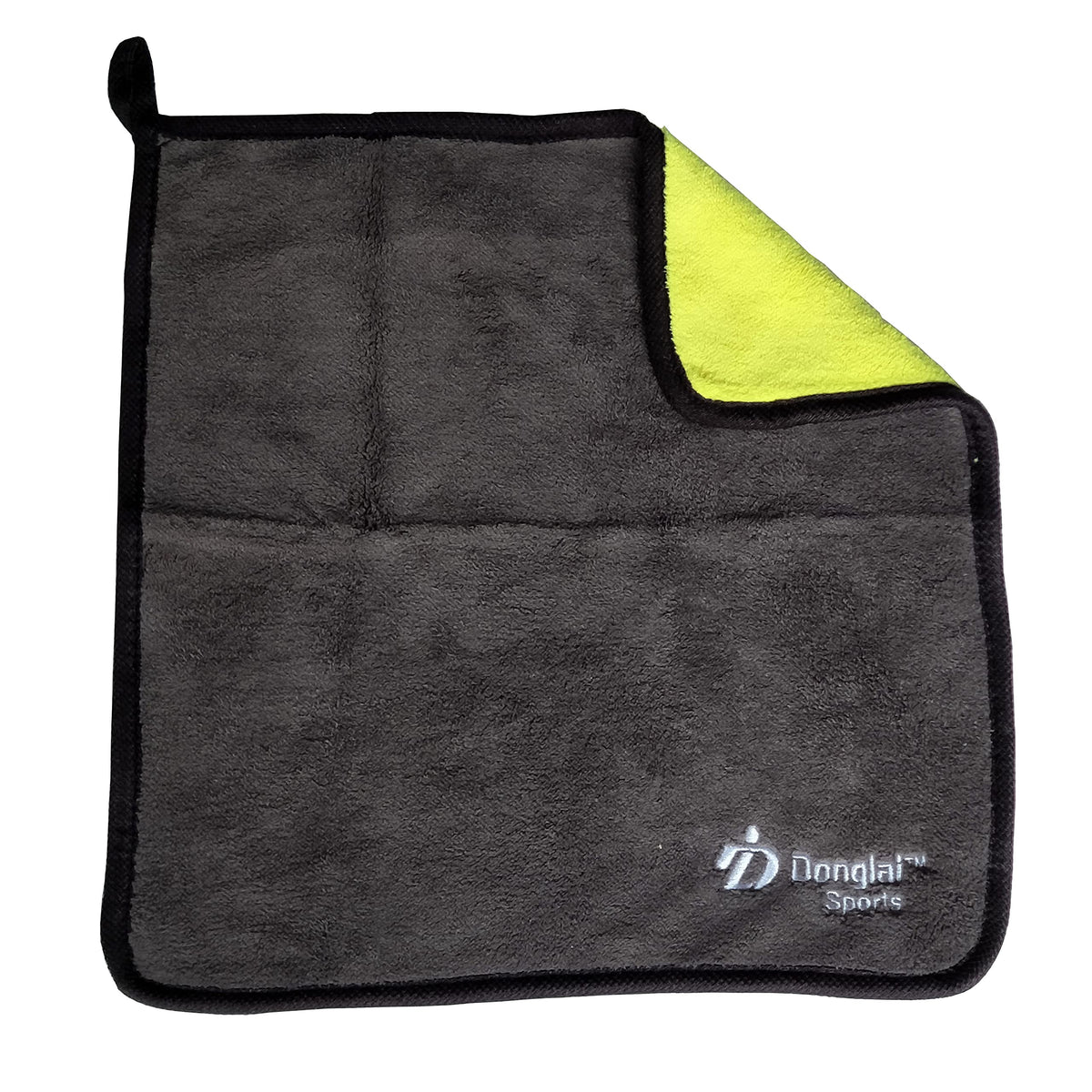 DDonglai towel in blue two-color square for drying and grip