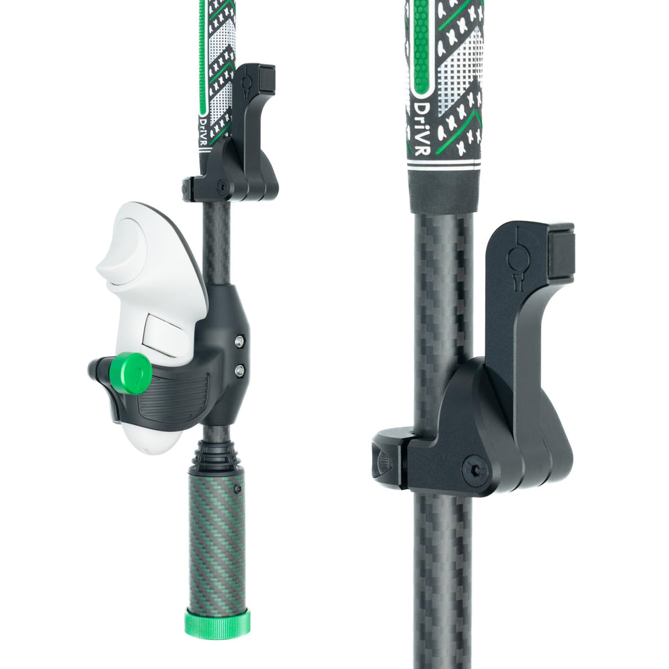 DeadEyeVR Snaptic Module front view delivering immersive haptic feedback for VR golf clubs.