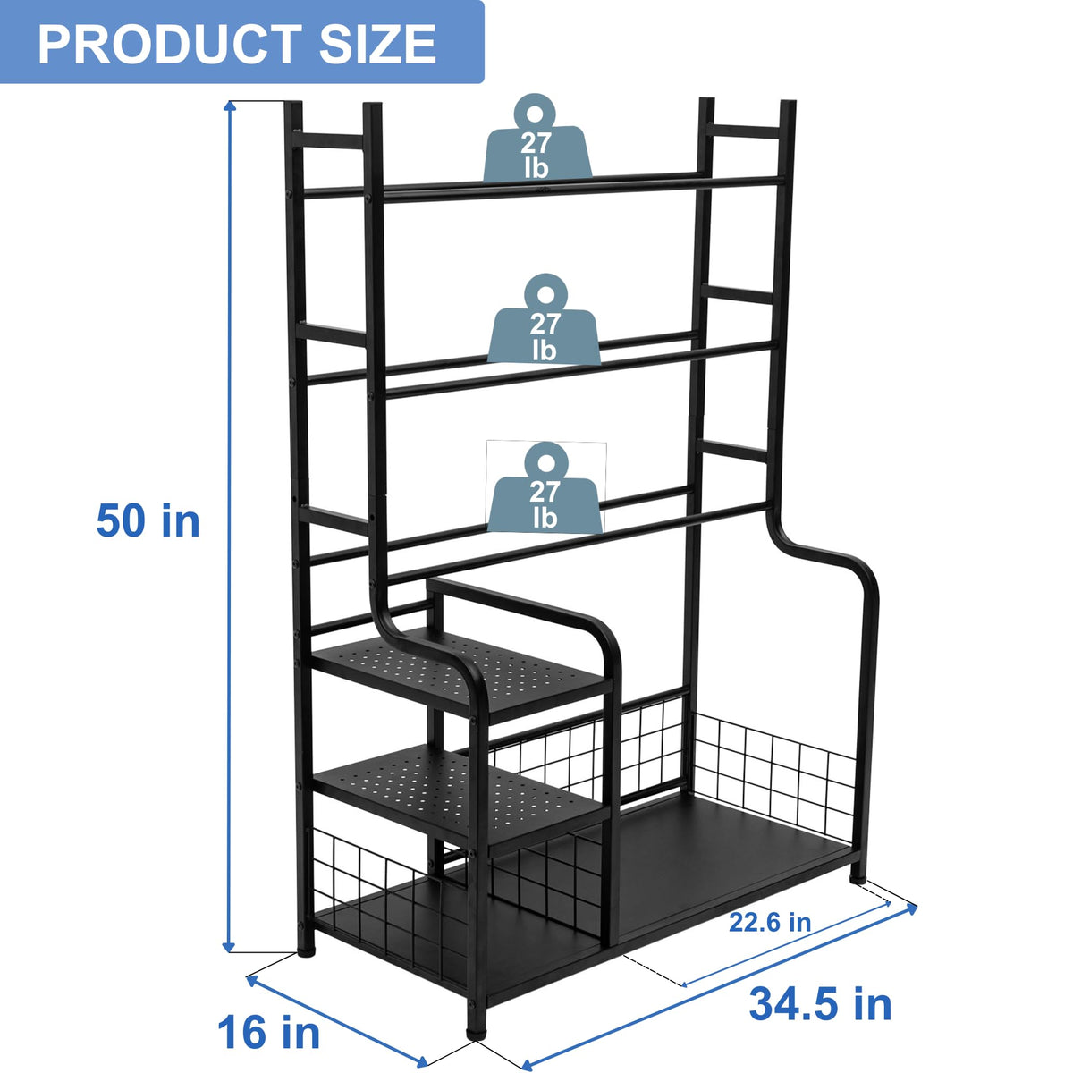 DECORDEEP disc golf storage rack with bag stand stores bags and gear