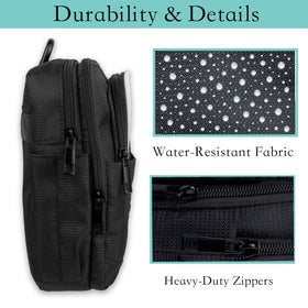 DEEALL gift for active golfers compact pouch fits tees, balls, and keys.