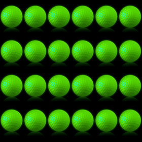 Deekin glow golf balls: 24-pack glow-in-the-dark for night play