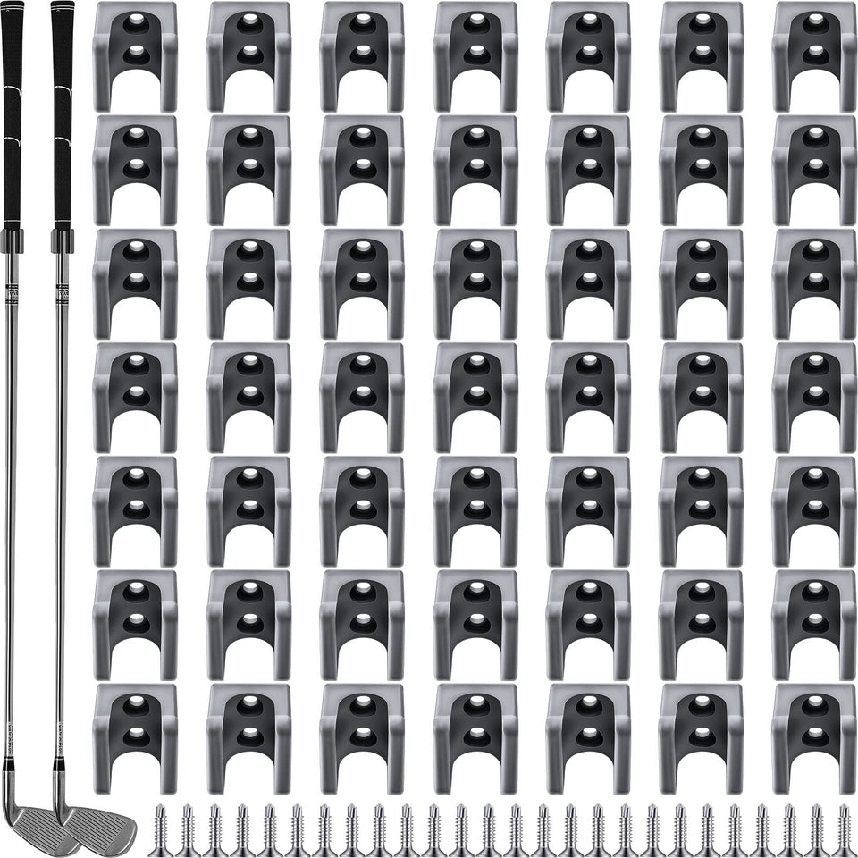 Deekin golf club hanger gray compact holder keeps clubs neatly organized on the wall.