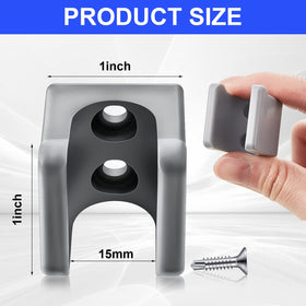 Deekin golf club hanger gray screw pack provides ready-to-use mounting hardware.