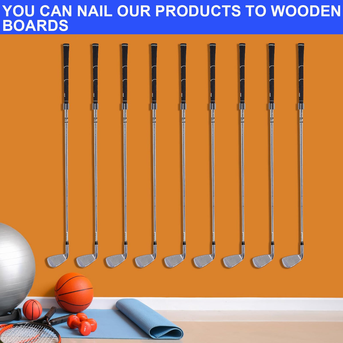 Deekin screws in use with wall mount for secure display.