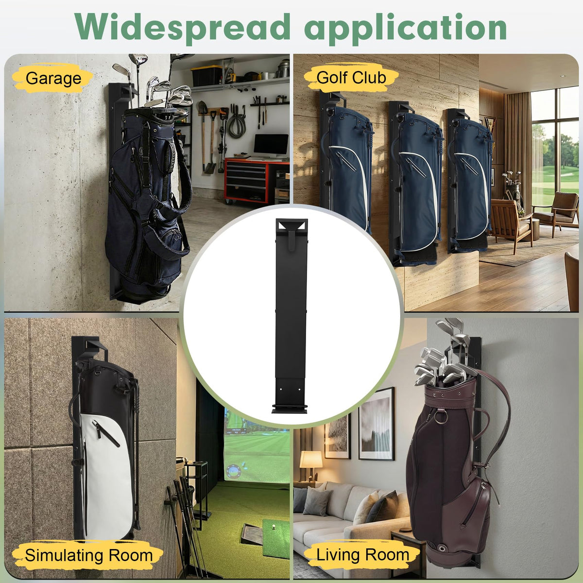 Deerift golf bag rack installation guide simplifies mounting steps.