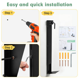 Deerift heavy-duty golf bag holder supports up to 150 pounds securely.