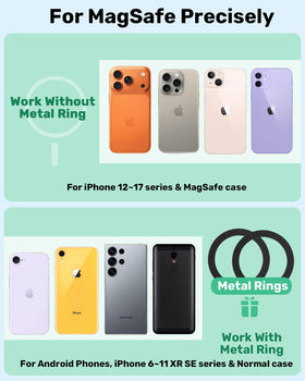 DEGUM magnets resist bumps to keep your phone scratch free.