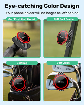 DEGUM no installation design lets you attach your phone quickly on the cart.