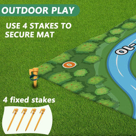 Dekvoraq includes 20 sticky balls for extended play.
