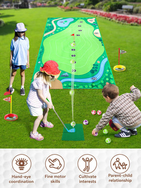 Dekvoraq family golf game pack perfect for kids' rooms.