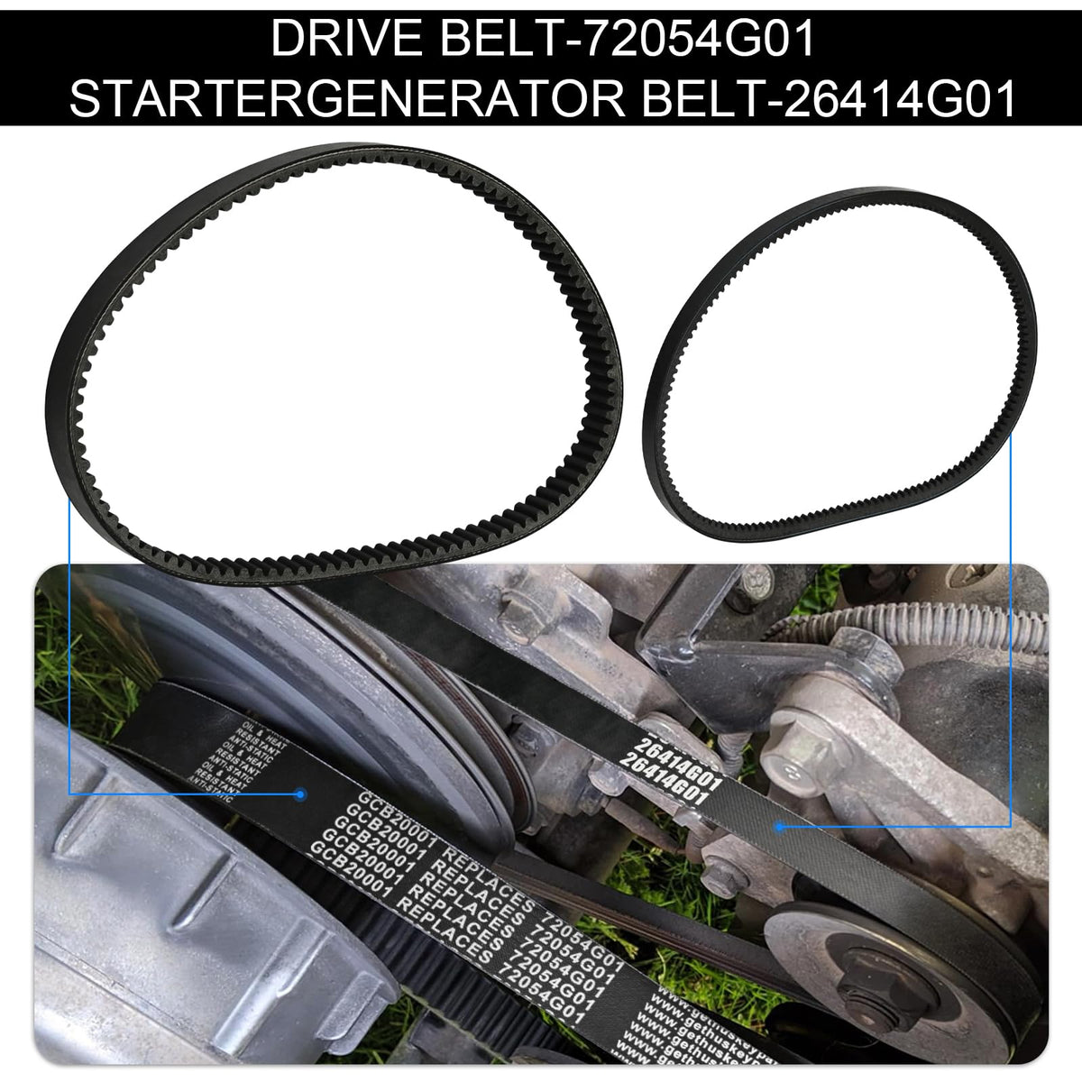 Delixike easy installation makes belt replacement quick.