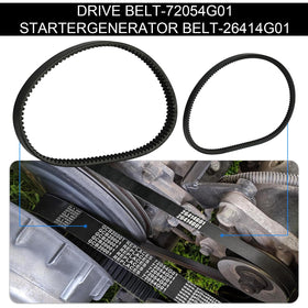 Delixike easy installation makes belt replacement quick.