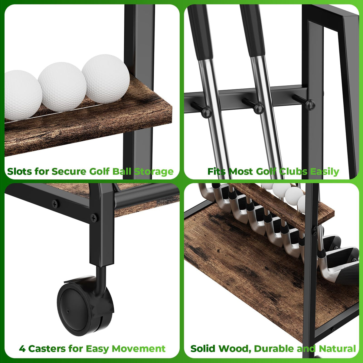 DEMEGA 9-ball rack securely displays balls for quick practice sessions