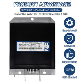 DEROACE ITS throttle input connection on the 1206-4301 controller for EZGO.