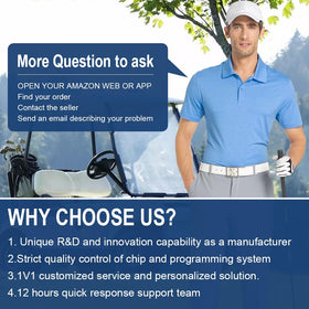 DEROACE 73326-G02 controller installed in EZGO TXT for real-world use.