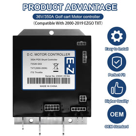 DEROACE 73326-G02 controller wiring closeup with secure terminals.