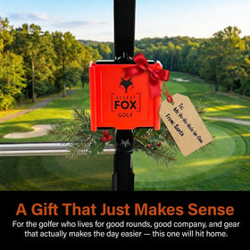 DESERT FOX GOLF adjustable cart mount keeps phones secure on rough terrain