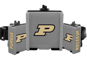 DESERT FOX GOLF cart phone caddy securely holds your phone on the Purdue Boilermakers course