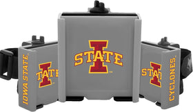 Desert Fox Golf cart phone caddy with Cyclones graphics for secure on-course use