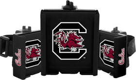 Desert Fox Golf Cart Phone Caddy with Gamecocks graphic ready for hands-free GPS on the course