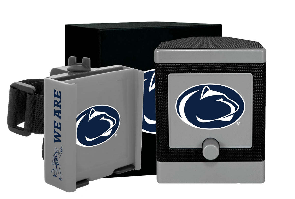 Desert Fox Golf cart phone caddy with PSU logo for secure device placement on the cart.