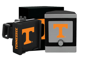 DESERT FOX GOLF Cart Phone Caddy on Tennessee flag side for official on-course branding.